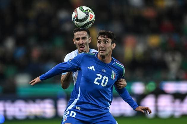 Mg Udine 14 10 2024 - Nations League Italia-Israele foto Matteo Gribaudi Image nella foto: Andrea Cambiaso 