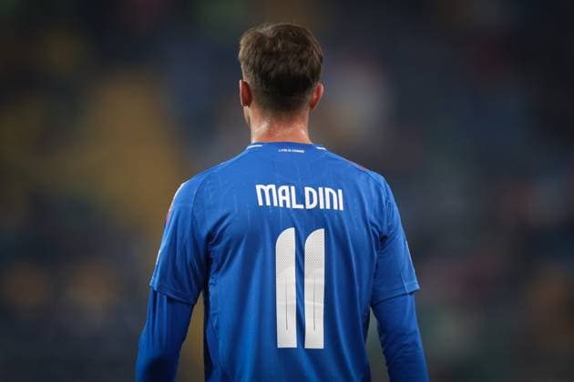Football, Three generations of the Maldini family in the Italian national team