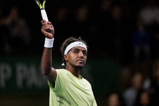 241015 Elias Ymer of Sweden ahead of a men s singles tennis match against Nicolas Jarry of Chile during day 4 of the ATP 250 Nordic Open on October 15, 2024 in Stockholm Photo Emma Wallskog BILDBYRAN COP 320 EW0443 tennis atp 250 nordic open day 4 bbeng  Copyright: EMMAxWALLSKOG BB241015EW002