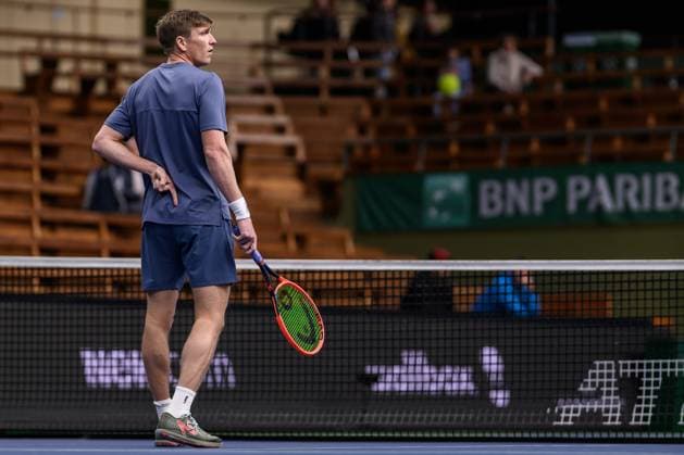 241016 AndrÃ Göransson of Sweden competes in a men s doubles tennis match during day 5 of the ATP 250 Nordic Open on October 16, 2024 in Stockholm Photo Jesper Zerman BILDBYRAN kod JZ SD0014 tennis atp 250 nordic open day 5 bbeng  Copyright: JESPERxZERMAN BB241016JZ008