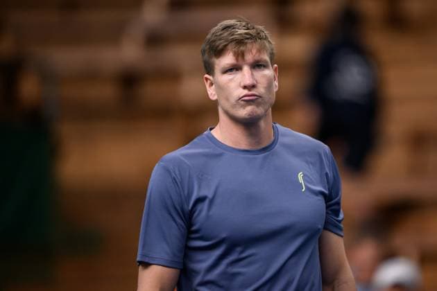 241016 AndrÃ Göransson of Sweden competes in a men s doubles tennis match during day 5 of the ATP 250 Nordic Open on October 16, 2024 in Stockholm Photo Jesper Zerman BILDBYRAN kod JZ SD0014 tennis atp 250 nordic open day 5 bbeng  Copyright: JESPERxZERMAN BB241016JZ019
