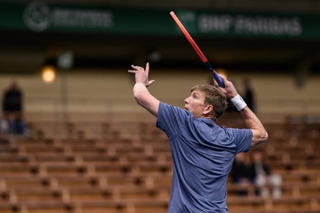 241016 AndrÃ Göransson of Sweden competes in a men s doubles tennis match during day 5 of the ATP 250 Nordic Open on October 16, 2024 in Stockholm Photo Jesper Zerman BILDBYRAN kod JZ SD0014 tennis atp 250 nordic open day 5 bbeng  Copyright: JESPERxZERMAN BB241016JZ024