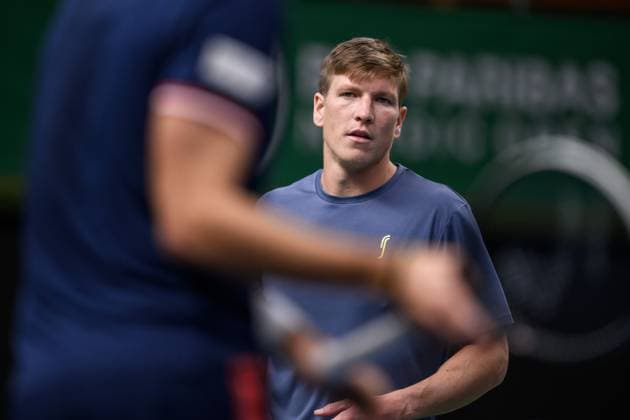 241016 AndrÃ Göransson of Sweden competes in a men s doubles tennis match during day 5 of the ATP 250 Nordic Open on October 16, 2024 in Stockholm Photo Jesper Zerman BILDBYRAN kod JZ SD0014 tennis atp 250 nordic open day 5 bbeng  Copyright: JESPERxZERMAN BB241016JZ032