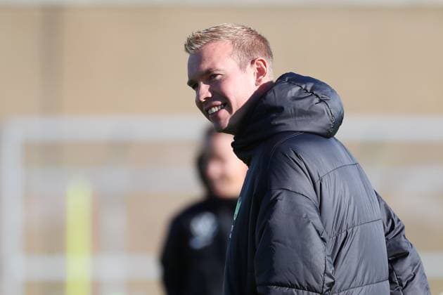 VfL vs Olympique Lyon, CL Women, Preliminary Reports Wolfsburg, 16 10 2024, FOOTBALL VfL Wolfsburg vs Olympique Lyon, Group Round Champions League Women, Season 2024 25 VfL Wolfsburg Final Training, Head Coach Tommy Stroot VfL Wolfsburg Wolfsburg Wolfsburg