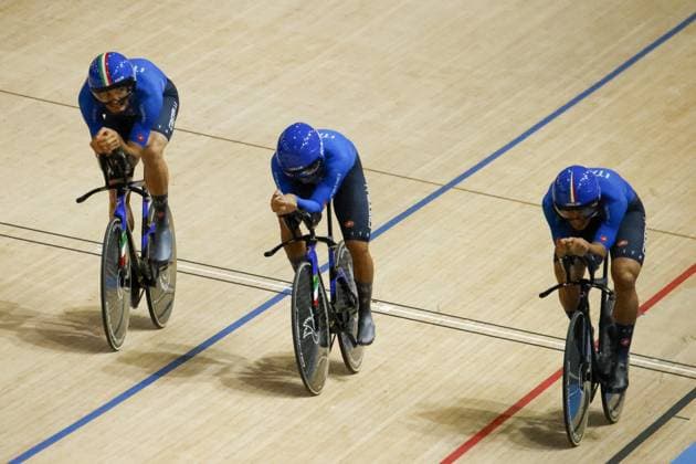 CICLISMO - Ciclismo su Pista - Tissot 2024 Track World Championships Tissot Track cycling, Rad, Radsport, Bahnrad, Bahn World Championship, WM, Weltmeisterschaft - Ballerup, Copenaghen, Den- 16-10-2024 during Tissot 2024 Track World Championships, Track cycling race in Copenhagen, Denmark, October 16 2024 Copenhagen Denmark Copyright: xIPAxSport ABACAx