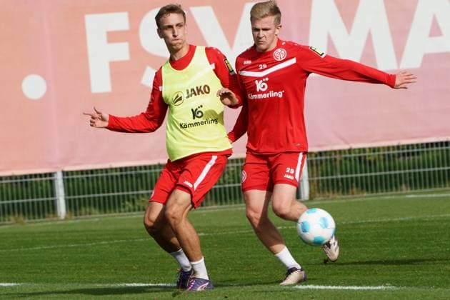 NELSON WEIPER, JONATHAN BURKARDT TRAINING 1.FSV MAINZ 05 MAINZ *** NELSON WEIPER, JONATHAN BURKARDT TRAINING 1 FSV MAINZ 05 MAINZ 