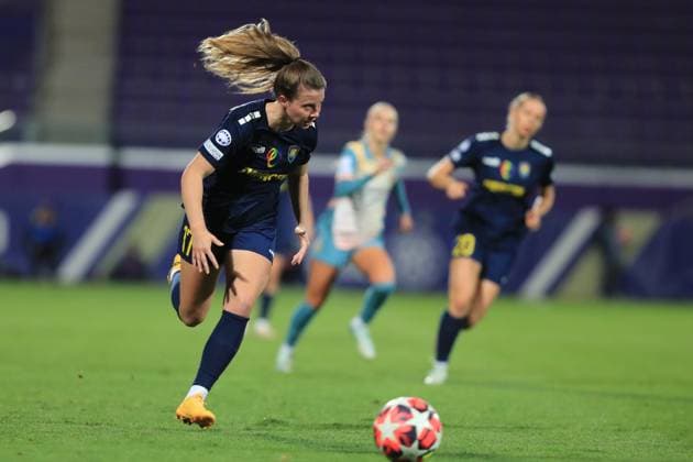 Vienna, Austria, October 16th, 2024: in action during the UEFA womens champions league group stage match St Polten vs Manchester City at Viola Park, Vienna Tom Seiss SPP (Tom Seiss SPP) Copyright: xTomxSeissx xSPPx spp-en-ToSeSp-20241016 UWCL SKN vs Man City-2544