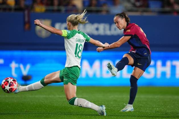 ESP: FC Barcelona, Barca v Hammarby. UEFA Women™s Champions League match. Ewa Pajor of FC Barcelona during the UEFA Women™s Champions League match, Group D, date 2, between FC Barcelona and Hammarby played at Johan Cruyff Stadium on October 16, 2024 in Barcelona Spain. kpng Copyright: xBaguxBlancox xPRESSINPHOTOx PS_241016_BAR_HAM_004