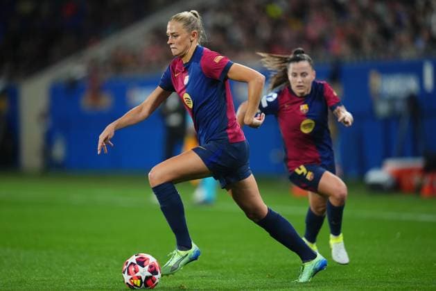 ESP: FC Barcelona, Barca v Hammarby. UEFA Women™s Champions League match. Fridolina Rolfo of FC Barcelona during the UEFA Women™s Champions League match, Group D, date 2, between FC Barcelona and Hammarby played at Johan Cruyff Stadium on October 16, 2024 in Barcelona Spain. kpng Copyright: xBaguxBlancox xPRESSINPHOTOx PS_241016_BAR_HAM_021