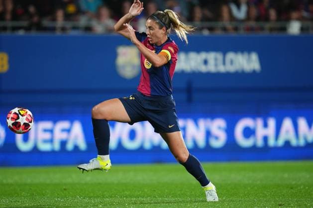 ESP: FC Barcelona, Barca v Hammarby. UEFA Women™s Champions League match. Alexia Putellas of FC Barcelona during the UEFA Women™s Champions League match, Group D, date 2, between FC Barcelona and Hammarby played at Johan Cruyff Stadium on October 16, 2024 in Barcelona Spain. kpng Copyright: xBaguxBlancox xPRESSINPHOTOx PS_241016_BAR_HAM_018