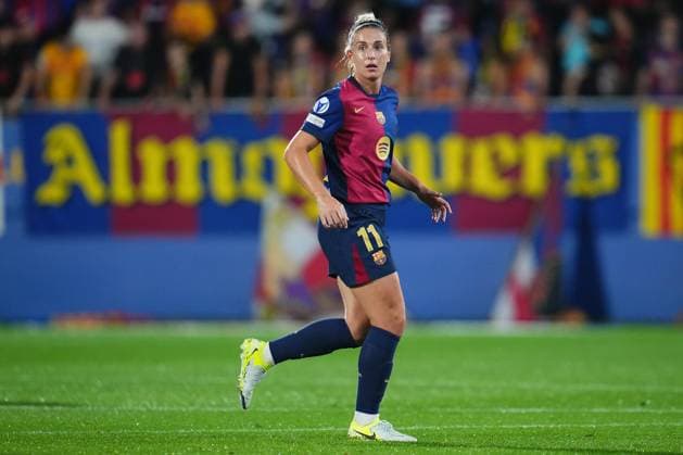 ESP: FC Barcelona, Barca v Hammarby. UEFA Women™s Champions League match. Alexia Putellas of FC Barcelona during the UEFA Women™s Champions League match, Group D, date 2, between FC Barcelona and Hammarby played at Johan Cruyff Stadium on October 16, 2024 in Barcelona Spain. kpng Copyright: xBaguxBlancox xPRESSINPHOTOx PS_241016_BAR_HAM_009