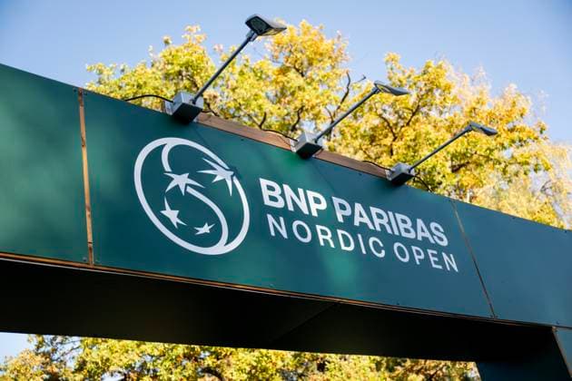 STOCKHOLM 20241017 Sign during Stockholm Open in Kungliga tennishallen Stockholm SWEDEN x10430x  Copyright: xChristinexOlssonTTx STOCKHOLM OPEN I TENNIS