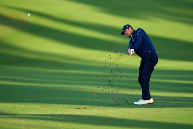Estrella Damm N.A. Andalucia Masters 2024 Bernd Wiesberger of Austria plays his second shot on the 10th hole on day one of the Estrella Damm N.A. Andalucia Masters 2024 at Real Club de Golf Sotogrande in San Roque, Spain, on October 17, 2024. San Roque, Spain Spain  Copyright: xJosexManuelxAlvarezxReyx originalFilename:alvarezrey-notitle241017_np8gw.jpg