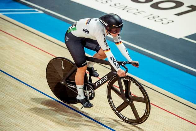 241017 Clara Schneider of Germany competes in Women s Sprint during day 2 of the 2024 UCI Tissot Track Cycling World Championships on October 17, 2024 in Ballerup Photo Christian Örnberg BILDBYRAN COP 166 CO0480 cykling cycling sykling landslaget national team 2 bbeng grappa33  Copyright: CHRISTIANxÖRNBERG BB241017CO031