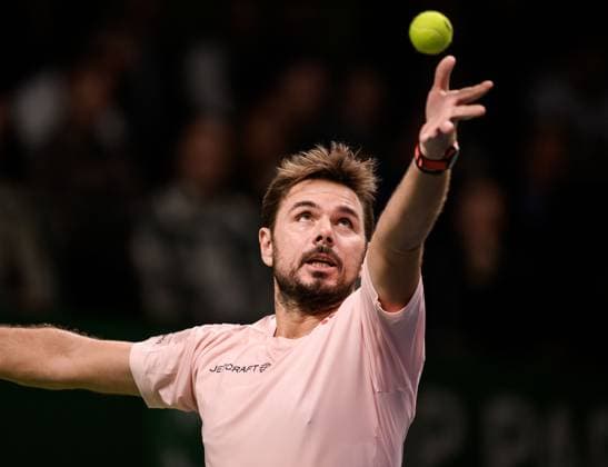 241017 Stan Wawrinka os Switzerland competes in a men s singles tennis match during day 6 of the ATP 250 Nordic Open on October 17, 2024 in Stockholm Photo Jesper Zerman BILDBYRAN kod JZ JZ0581 tennis atp 250 nordic open day 6 bbeng  Copyright: JESPERxZERMAN BB241017JZ015