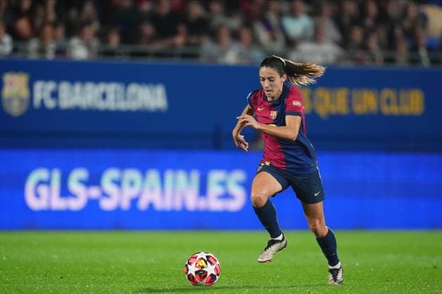 ESP: FC Barcelona, Barca v Hammarby. UEFA Women™s Champions League match. Aitana Bonmati of FC Barcelona during the UEFA Women™s Champions League match, Group D, date 2, between FC Barcelona and Hammarby played at Johan Cruyff Stadium on October 16, 2024 in Barcelona Spain. kpng Copyright: xBaguxBlancox xPRESSINPHOTOx PS_241016_BAR_HAM_155