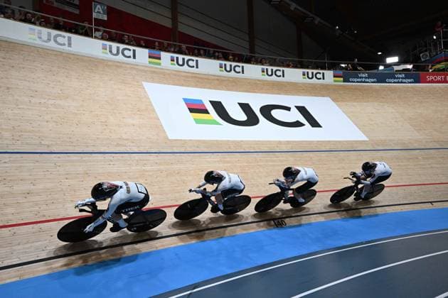 17-10-2024 World Championships Elite Women Track; Giornata 02; 2024, Germany; Brausse, Franziska; Klein, Lisa; Kroger, Mieke; Sussemilch, Laura; Velodromo Ballerup; 