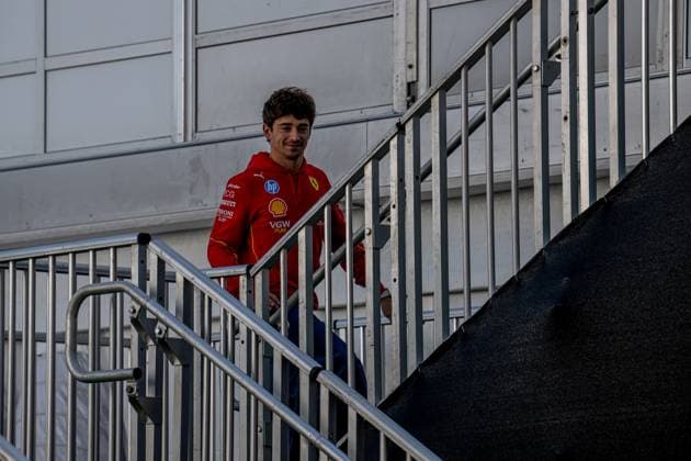 AUSTIN, TEXAS, UNITED STATES: Charles Leclerc, racing for the Ferrari team during the 2024 Formula 1 United States Grand Prix at the Circuit of the Americas in Austin, Texas, United States