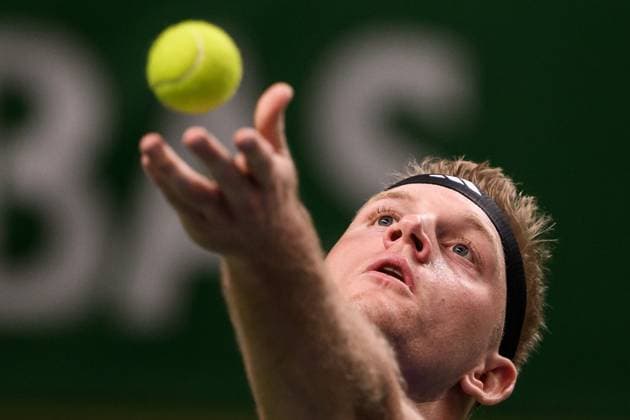 241017 Alejandro Davidovich Fokina of Spain competes in a men s singles tennis match during day 6 of the ATP 250 Nordic Open on October 17, 2024 in Stockholm Photo Jesper Zerman BILDBYRAN kod JZ JZ0581 tennis atp 250 nordic open day 6 bbeng  Copyright: JESPERxZERMAN BB241017JZ036
