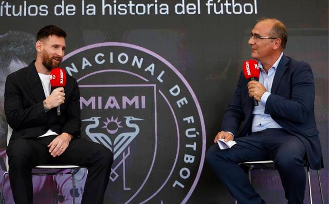 Lionel Messi Receives the MARCA America Award, Fort Lauderdale, Florida, USA - 17 Oct 2024 Cordon Press  FOTOxCHEMAxREY REPORTAJE