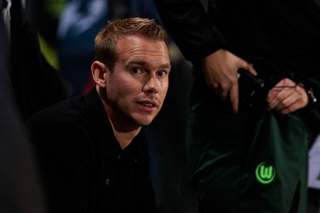 UEFA Womens Champions League VfL Wolfsburg Olympique Lyonnais 17 10 2024 Tommy Stroot Coach VfL Wolfsburg UEFA Womens Champions League VfL Wolfsburg Olympique Lyonnais, Wolfsburg, AOK Stadion on 17 10 2024 Copyright: xBEAUTIFULxSPORTS Wunderlx
