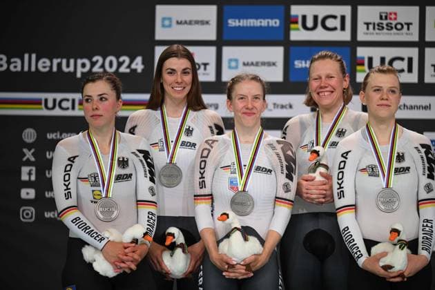 Sport Bilder des Tages 17-10-2024 World Championships Elite Women Track; Giornata 02; 2024, Germany; Velodromo Ballerup; 