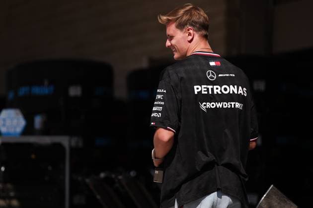 Mick Schumacher reserve driver in Formula One for Mercedes portrait during the Formula 1 Pirelli United States Grand Prix 2024, 19th round of the 2024 Formula One World Championship, WM, Weltmeisterschaft from October 18 to 20, 2024 on the Circuit of the Americas, in Austin, United States of America - F1 - US GRAND PRIX 2024 DPPI Panoramic  241017R19_USA_DP_EA011525
