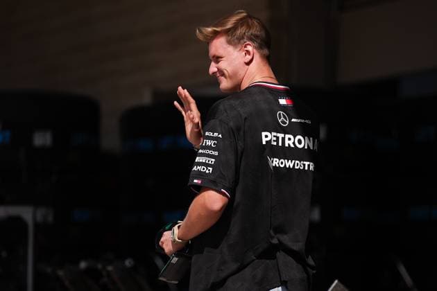 Mick Schumacher reserve driver in Formula One for Mercedes portrait during the Formula 1 Pirelli United States Grand Prix 2024, 19th round of the 2024 Formula One World Championship, WM, Weltmeisterschaft from October 18 to 20, 2024 on the Circuit of the Americas, in Austin, United States of America - F1 - US GRAND PRIX 2024 DPPI Panoramic  241017R19_USA_DP_EA011527