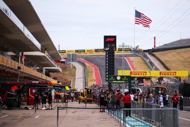 Pitlane illustration, ambience during the Formula 1 Pirelli United States Grand Prix 2024, 19th round of the 2024 Formula One World Championship, WM, Weltmeisterschaft from October 18 to 20, 2024 on the Circuit of the Americas, in Austin, United States of America - F1 - US GRAND PRIX 2024 DPPI Panoramic  241018R19_USA_DP_EA012666