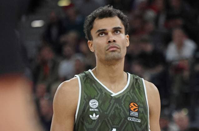 1 Oscar da Silva FCBB Portraet, Portrait, Basketball EuroLeague FC Bayern Muenchen Paris Basketball SAP Garden 17 10 2024 PHOTO Mladen Lackovic LakoPress