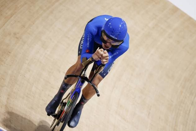 Tissot Track cycling, Rad, Radsport, Bahnrad, Bahn World Championship, WM, Weltmeisterschaft - Ballerup, Copenaghen, Den- 16-10-2024 during Tissot 2024 Track World Championships, Track cycling race in Copenhagen, Denmark, October 18 2024 Copyright: xStefanoxCavasino IPAxSportx xipax xx IPA_50701368 IPA_Agency_IPA50701368