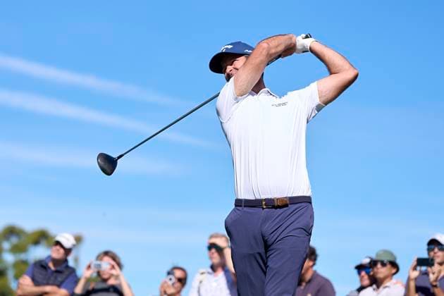 Estrella Damm N.A. Andalucia Masters 2024 Jorge Campillo of Spain tees off on the 6th hole during the Estrella Damm N.A. Andalucia Masters 2024 at Real Club de Golf Sotogrande in San Roque, Spain, on October 18, 2024. San Roque, Spain Spain  Copyright: xJosexManuelxAlvarezxReyx originalFilename:alvarezrey-notitle241018_np9vW.jpg