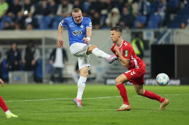 18 10 2024, xdcx, Soccer 2 Bundesliga, SV Darmstadt 98 1 FC Köln, emonline, emspor, despor, v l , Goal scored, Goal to 3 1 by Isac Lidberg SV Darmstadt 98 DFL DFB REGULATIONS PROHIBIT ANY USE OF PHOTOGRAPHS AS IMAGE SEQUENCES AND OR QUASI VIDEO Copyright: HMBxMedia Claus