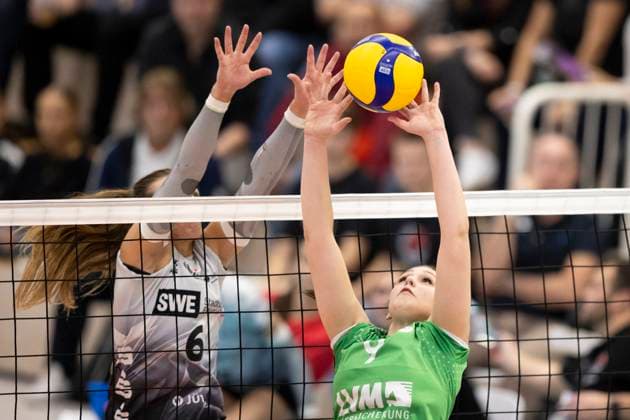 Volleyball, Women, Schwarz-Weiß Erfurt - USC Münster