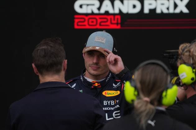 FORMULA 1 PIRELLI UNITED STATES GRAND PRIX 2024 18 10 2024, Circuit of The Americas, Austin, FORMULA 1 PIRELLI UNITED STATES GRAND PRIX 2024 ,in the picture pole position for the sprint race for Max Verstappen NLD , Oracle Red Bull Racing nordphotoxGmbHx xBratic nph00250