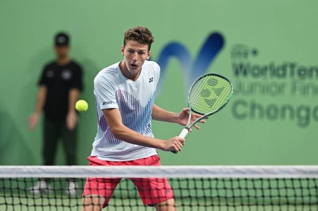 2024 ITF World Tennis Tour Junior Finals Chengdu , China Boys Group A Jan Kumstat CZE , Hayden Jones AUS