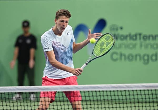 2024 ITF World Tennis Tour Junior Finals Chengdu , China Boys Group A Jan Kumstat CZE , Hayden Jones AUS