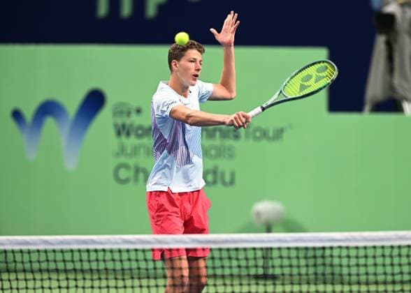 2024 ITF World Tennis Tour Junior Finals Chengdu , China Boys Group A Jan Kumstat CZE , Hayden Jones AUS
