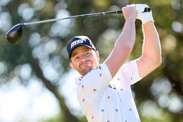 Sport Bilder des Tages Estrella Damm N.A. Andalucia Masters 2024 Marcel Schneider of Germany tees off on the 9th hole during the Estrella Damm N.A. Andalucia Masters 2024 at Real Club de Golf Sotogrande in San Roque, Spain, on October 18, 2024. San Roque, Spain Spain  Copyright: xJosexManuelxAlvarezxReyx originalFilename:alvarezrey-notitle241018_np2y2.jpg