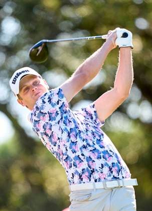 Estrella Damm N.A. Andalucia Masters 2024 Hurly Long of Germany tees off on the 9th hole during the Estrella Damm N.A. Andalucia Masters 2024 at Real Club de Golf Sotogrande in San Roque, Spain, on October 18, 2024. San Roque, Spain Spain  Copyright: xJosexManuelxAlvarezxReyx originalFilename:alvarezrey-notitle241018_npNhl.jpg