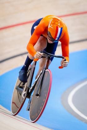 BALLERUP -Kimberley Kalee during qualifying in the 500 meters on the fourth day of the World Track cycling, Rad, Radsport, Bahnrad, Bahn Championships at the Ballerup Super Arena. ANP IRIS VAN DEN BROEK xVIxANPxSportx xxANPxIVx 511226618 originalFilename: 511226618.jpg