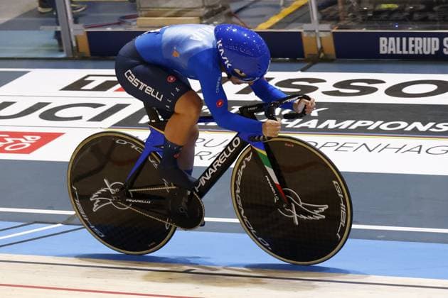 Tissot Track cycling, Rad, Radsport, Bahnrad, Bahn World Championship, WM, Weltmeisterschaft - Ballerup, Copenaghen, Den- 16-10-2024 - Men s Individual Pursuit - Milan Jonathan, Italy during Tissot 2024 Track World Championships, Track cycling race in Copenhagen, Denmark, October 19 2024 Copyright: xStefanoxCavasino IPAxSportx xipax xx IPA_50727978 IPA_Agency_IPA50727978