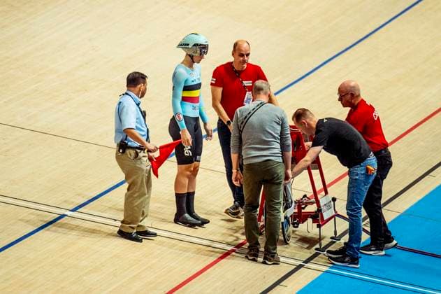 241019 Marith Vanhove of Belgium competes in Women s 500m Time Trial during day 4 of the 2024 UCI Tissot Track Cycling World Championships on October 19, 2024 in Ballerup Photo Christian Örnberg BILDBYRAN COP 166 CO0481 cykling cycling sykling cykel vm cykel2024 uci tissot track cycling world championships wc 2024 uci tissot track cycling world championships 4 bbeng grappa33  Copyright: CHRISTIANxÖRNBERG BB241019CO001