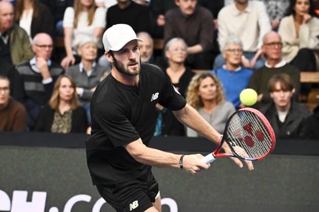 STOCKHOLM, SWEDEN 20241019 Tommy Paul, USA, in the semi-final against Stan Wawrinka, Switzerland, during the BNP Paribas Nordic Open tennis tournament at the Kungliga tennishallen STOCKHOLM SWEDEN x10090x  Copyright: xClaudioxBresciani TTx TENNIS NORDIC OPEN 2024 SEMIFINAL