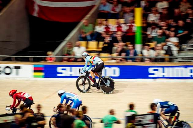 241019 Lindsay de Vylder of Belgium competes in Men s Omnium Tempo Race during day 4 of the 2024 UCI Tissot Track Cycling World Championships on October 19, 2024 in Ballerup Photo Christian Örnberg BILDBYRAN COP 166 CO0481 cykling cycling sykling cykel vm cykel2024 uci tissot track cycling world championships wc 2024 uci tissot track cycling world championships 4 bbeng grappa33  Copyright: CHRISTIANxÖRNBERG BB241019CO057
