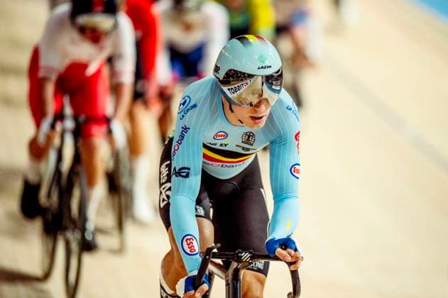 241019 Lindsay de Vylder of Belgium competes in Men s Omnium Tempo Race during day 4 of the 2024 UCI Tissot Track Cycling World Championships on October 19, 2024 in Ballerup Photo Christian Örnberg BILDBYRAN COP 166 CO0481 cykling cycling sykling cykel vm cykel2024 uci tissot track cycling world championships wc 2024 uci tissot track cycling world championships 4 bbeng grappa33  Copyright: CHRISTIANxÖRNBERG BB241019CO062
