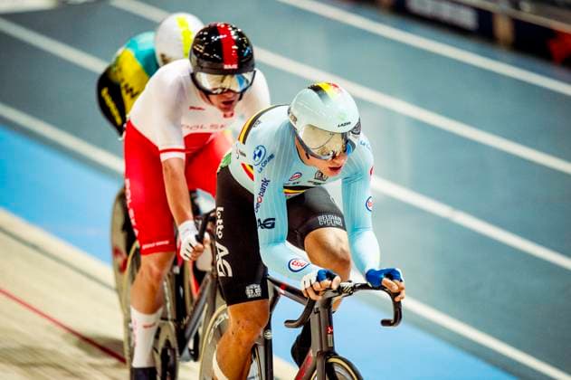 241019 Lindsay de Vylder of Belgium competes in Men s Omnium Tempo Race during day 4 of the 2024 UCI Tissot Track Cycling World Championships on October 19, 2024 in Ballerup Photo Christian Örnberg BILDBYRAN COP 166 CO0481 cykling cycling sykling cykel vm cykel2024 uci tissot track cycling world championships wc 2024 uci tissot track cycling world championships 4 bbeng grappa33  Copyright: CHRISTIANxÖRNBERG BB241019CO071
