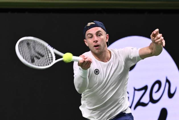 STOCKHOLM, SWEDEN 20241019 Tallon Griekspoor of the Netherlands in action during the semi final BNP Paribas Nordic Open ATP tennis singles match against Grigor Dimitrov of Bulgaria at the Royal Tennis Hall, in Stockholm, Sweden, on Oct 19, 2024 STOCKHOLM SWEDEN x10090x  Copyright: xClaudioxBresciani TTx SWEDEN TENNIS NORDIC OPEN