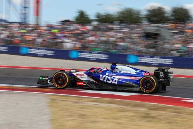 AUSTIN, TX - OCTOBER 19: Visa Cash App RB Formula One Team driver Liam Lawson (30) of New Zealand speeds through turn 19 during the Sprint Race of the Formula 1 Pirelli United States Grand Prix on October 19, 2024, at Circuit of The Americas in Austin, Texas. (Photo by David Buono Icon Sportswire) AUTO: OCT 19 F1 Pirelli United States Grand Prix EDITORIAL USE ONLY Icon2410191031