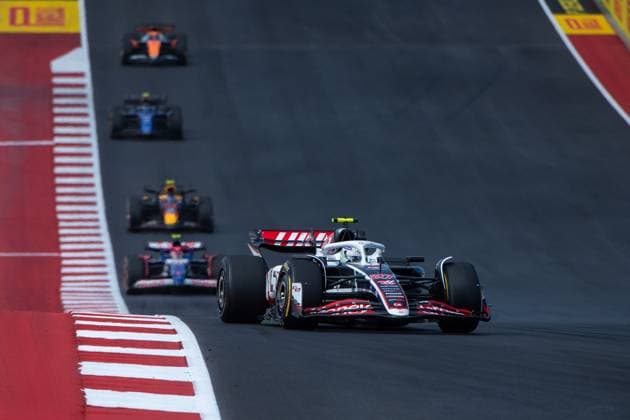 Nico Huelkenberg MoneyGram Haas F1 Team, Germany, 27 in Haas VF 24, USA, Formula 1 World Championship, Pirelli Grand Prix of the United States of America, Circuit of the Americas Austin, Sprint Race, 19 10 2024 USA, Formula 1 World Championship, Pirelli Grand Prix of the United States of America, Circuit of the Americas Austin, Sprint Race, 19 10 2024 Austin Copyright: xEibner-Pressefoto Memmlerx EP_MMR
